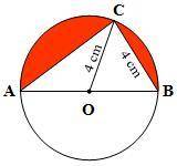 6 Find the area of the shaded regions below. Give your answer as a completely simplified exact value