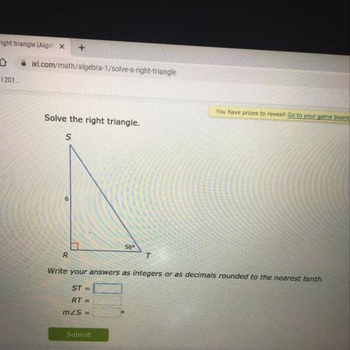 HELP ME PLEASE  solve the right triangle