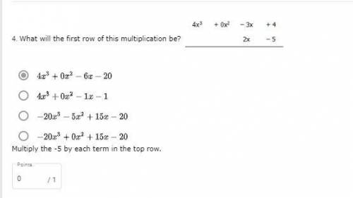Can someone help me solve this multiplying polynomial question? it would really help, the screenshot