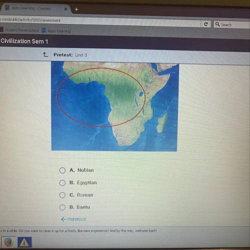 Which of the following cultures spread through the circled area on the map during the classical era?