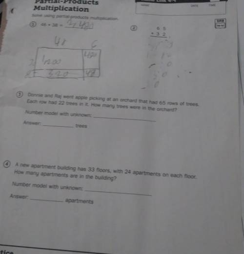 Practicing Partal Products Multiplication Please Help Again?
