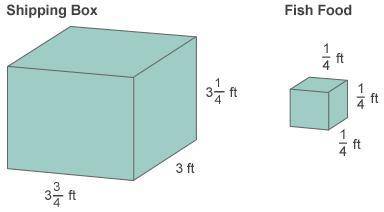 Part 1: What is volume, and how is it measured?Look at the images above. How are the fish food box a