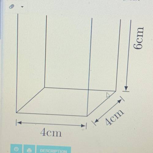 Pls help! will give brainlist! find the volume of the figure above in cubic centimeters. A. 56 cm³ B