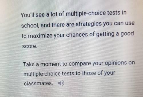 Which statement comes closest to your opinion about multiple-choice tests?OI secretly love them.I'm