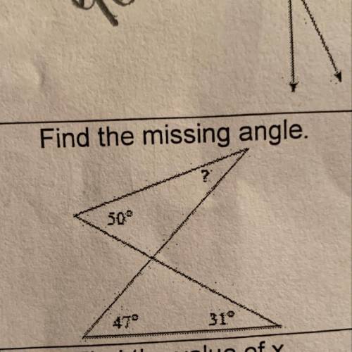 What’s the missing angle