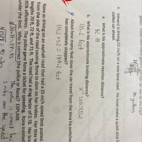 What is the answer for part c of question 4
