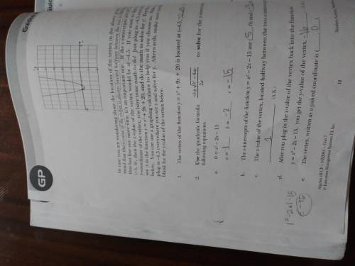 Quadratic equations worth 25points please help this is the 1st time that I ask this question and ple