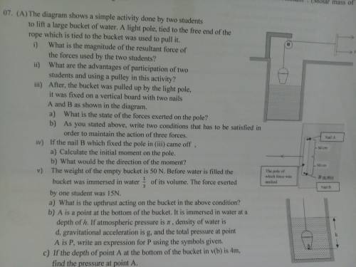 Pls help me in this ( with explanation) WILL MARK THE CORRECT ANS. AS THE BRAINLIEST the 07(A) iii a