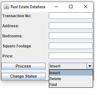 The fourth programming project involves writing a program to manage a real estate database. This pro