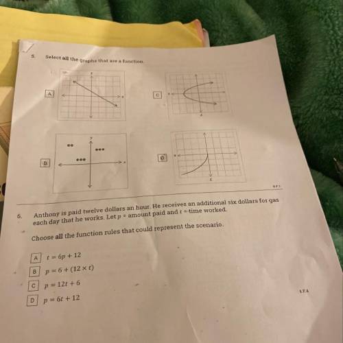 I need help on both of these function questions please