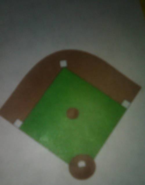 The baseball infield at the right has an area of 90 power of 2 square feet what is the area of the i