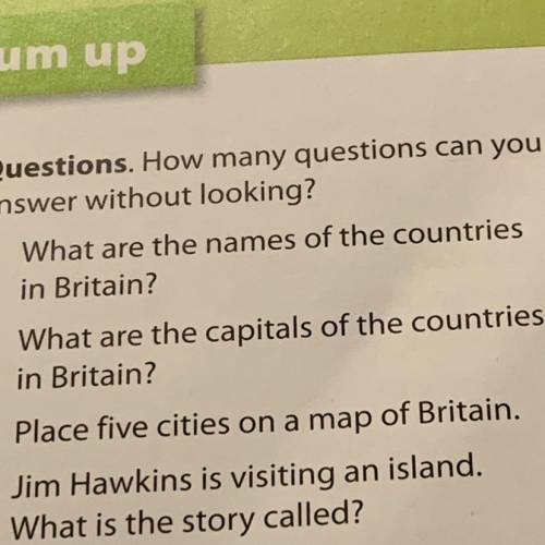 What are the names of the countries in Britain
