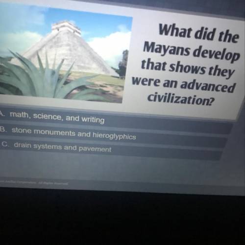 What did the Mayans develop Please help me