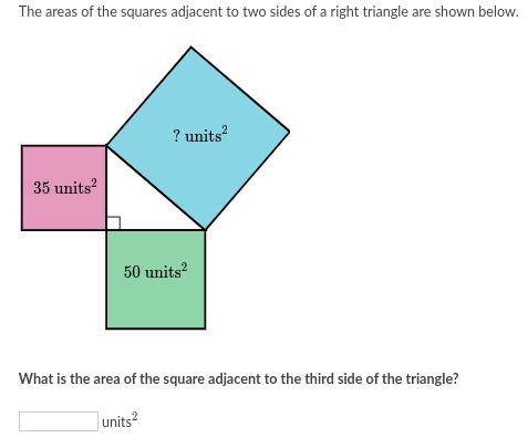 Geometry- area with triangles and squares...