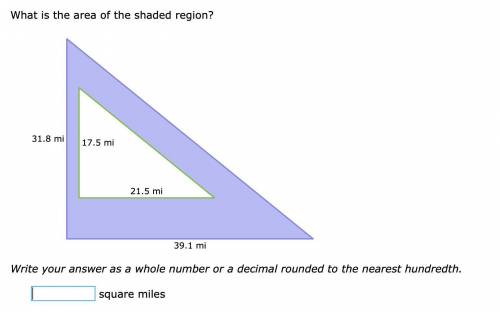 Area between two shapes. IXL Geometry help pls ! (will mark brainliest)