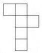 The net of a cube is shown. If the length of each edge of the cube is 5 cm, find the surface area of