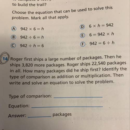 Please help me number 14 Thank you