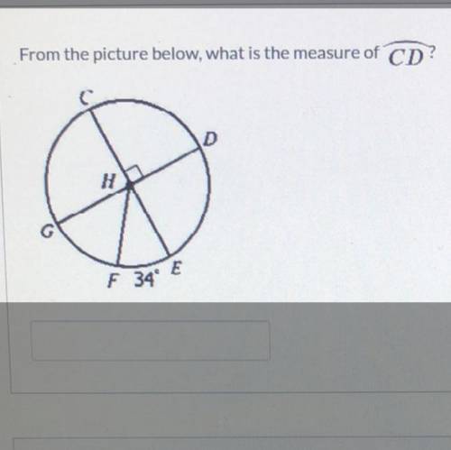 From the picture below, what is the measure of CD ?