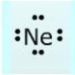 Which of the following is the correct Lewis structure diagram for Neon? (2 points) Group of answer c
