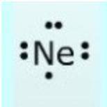 Which of the following is the correct Lewis structure diagram for Neon? (2 points) Group of answer c