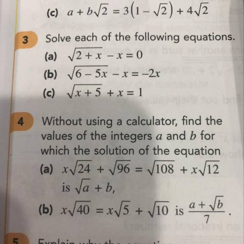 Hi:) anyone able to help with 4(a) ? question in the pic attached :) thanks!