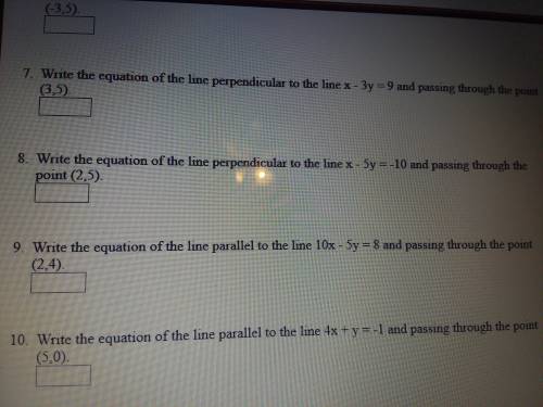 73 POINTS! PLEASE HELP  For questions 6-10 match each equation with the appropriate answer  SEE PICT