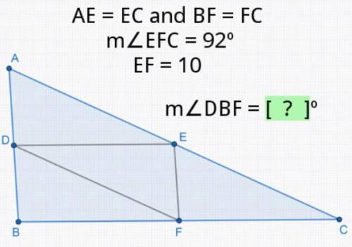 What is the measure of angle DBF? WILL GIVE BRAINLIEST!