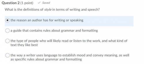 What is the definitions of style in terms of writing and speech?