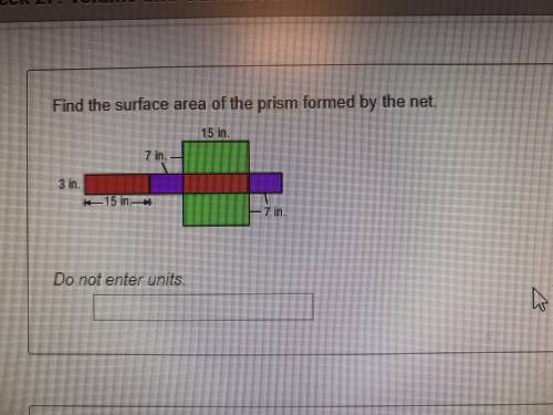 How do I find the surface area of the prism formed by the net? I NEED HELP