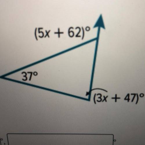 Find the value of x. Then find the measure of each angle