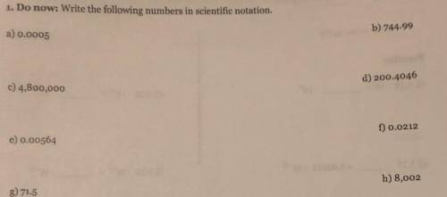 Can I get help to these numbers in scientific notation