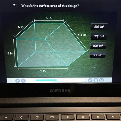 What is the surface area of this design?
