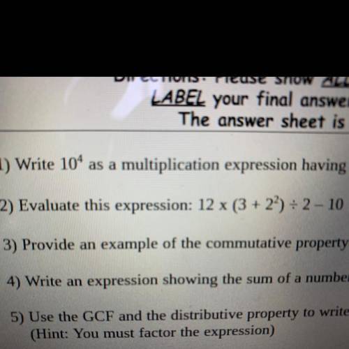 Can someone please help me with number 2 thank you!