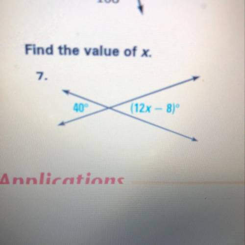 How do I find the value of X using this example ?