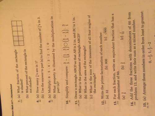 Can anyone help with these? Please I have 8 and 9 done but that’s it.