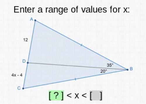 What is the range of values for X? WILL GIVE BRAINLIEST!