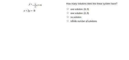 How many solutions does this linear system have?