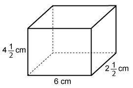 What is the volume of the prism?PLZ ANSWEREnter your answer in the box as a mixed number in simplest
