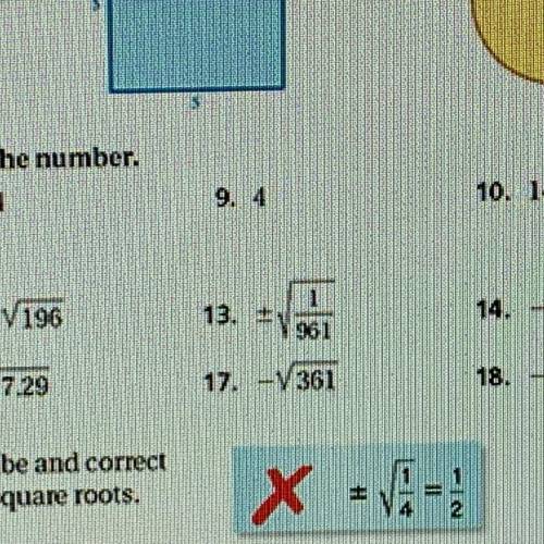 Help with number 13 and 17.
