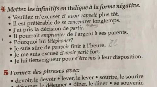 Please help with exercices 2 and 4(i hope the quality is better