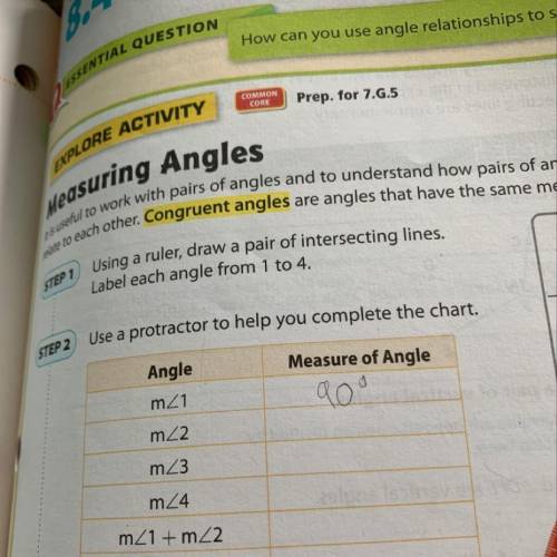How do you find the measure of the angle?