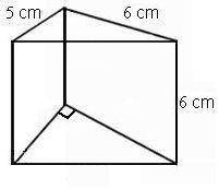 What is the volume of this right triangular prism? A. 180 cubic centimeters B. 120 cubic centimeters