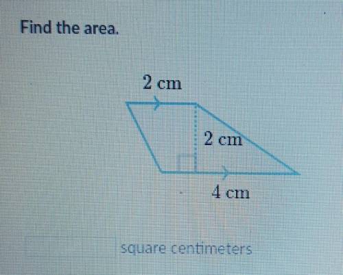 Area of trapezoids find the area