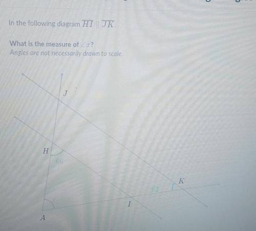Finding angle measure using triangles