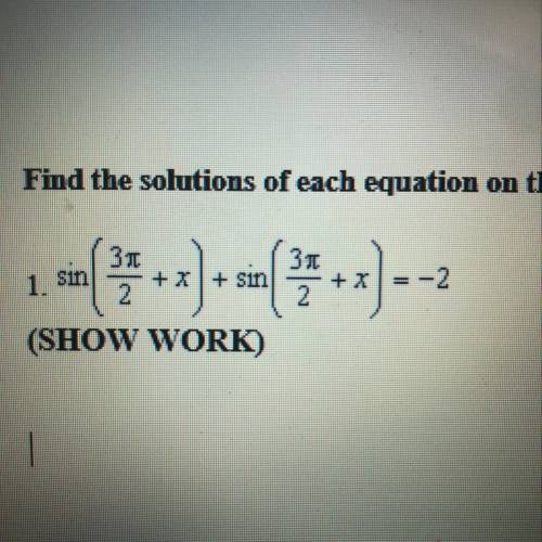 Need help finding the solutions to each equation