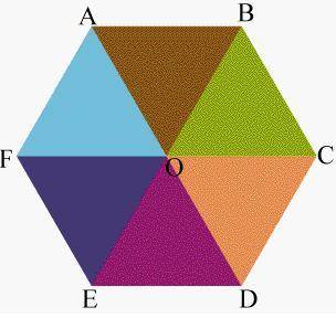 The rotation R maps all 60° about O the center of the regular hexagon. State the image of B for the