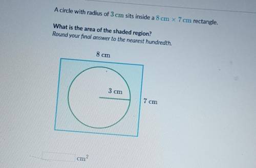What Is the area of the shaded part???