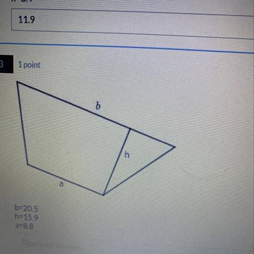 What’s the area to the shape