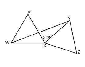 Can someone help me please In the diagram VWX and XYZ are congruent equilateral triangles, and ∠VXY