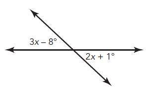 What are the measures of the marked angles? A. 19° B. 27° C. 38° D. 90°